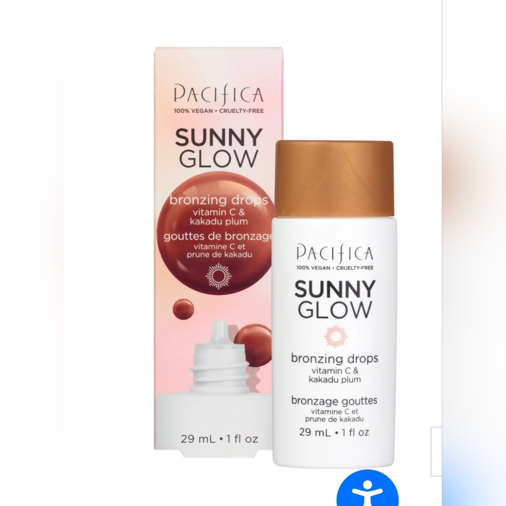 🆕 PACIFICA Sunny Glow Bronzer Drops w/Vitamin C 1 oz